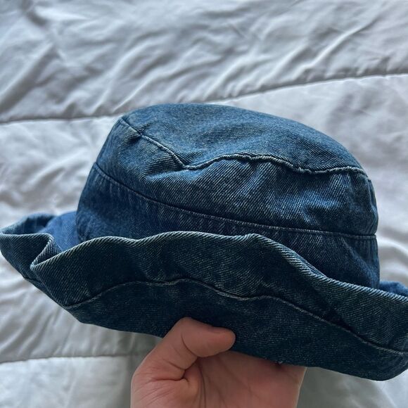 Offer a Price Vintage Collectif Bucket Hat Blue Denim One Size 100% cotton - Picture 2 of 8